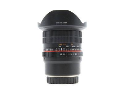 Samyang 12mm f/2.8 ED AS NCS Fisheye - Geschikt voor Fujifilm X