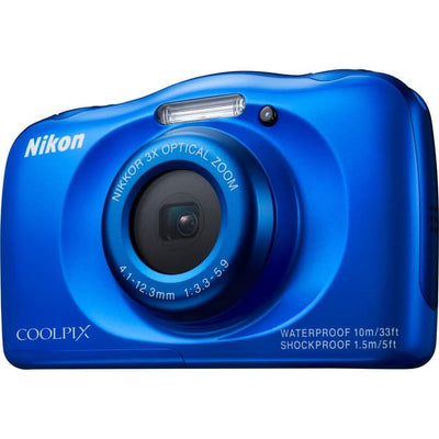 Coolpix S33 Compactcamera - Blauw + Nikon Optische Zoom Nikkor 30-90mm f/3.3-5.9