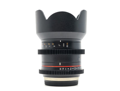 Samyang 21mm T1.5 Cine - Micro Four Thirds Geschikt