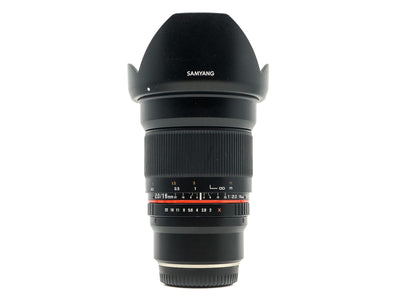 Samyang 16mm f/2 ED AS UMC - Voor Fujifilm X