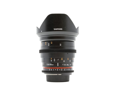 Samyang 20mm T1.9 Cine VDSLR ED AS IF UMC - Monture Nikon