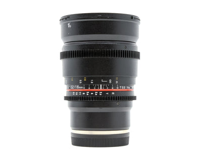 Samyang 16mm T2.2 Cine ED AS UMC CS - Sony E Mount