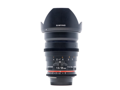 Samyang 35mm T1.5 - Monture Nikon