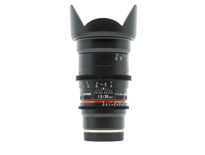 Samyang 35mm T1.5 - Sony E Mount