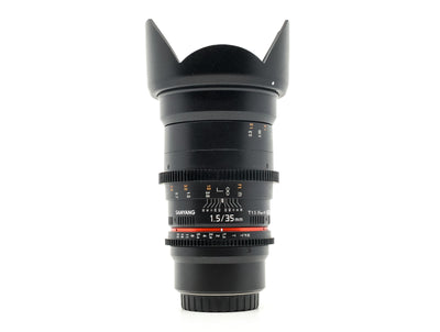 Samyang 35mm T1.5 Cine AS UMC II - Micro Four Thirds Geschikt