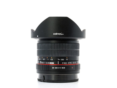 Walimex Pro 8mm f/3,5 UMC CS Fisheye II - Monture Sony A