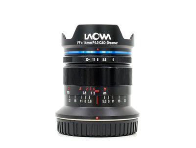 Venus Laowa 14mm f/4 Zero-D FF RL - Monture Nikon Z