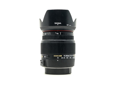 Sigma 18-200mm f/3.5-6.3 DC OS HSM II - Monture Nikon