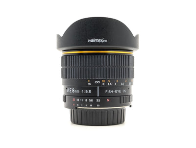 Walimex Pro 8mm f/3.5 AE Fisheye - Monture Nikon