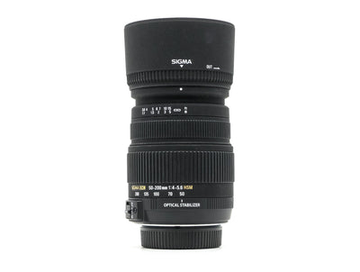 Sigma 50-200mm f/4-5,6 DC OS HSM - Monture Nikon
