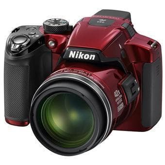 Coolpix P510 Compactcamera - Rood/Zwart + Nikon Nikkor 24-1000mm f/3.0-5.9 Zoom