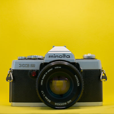 Minolta XG2 - 35mm Spiegelreflexcamera op Film