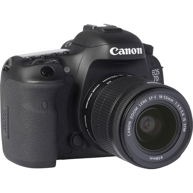 EOS 7D Spiegelreflex - Zwart + Canon 18-55mm f/3.5-5.6 IS STM · hoofdafbeelding