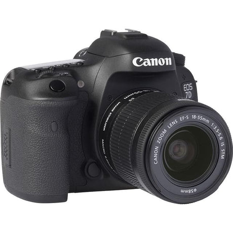 EOS 7D Spiegelreflex - Zwart + Canon 18-55mm f/3.5-5.6 IS STM