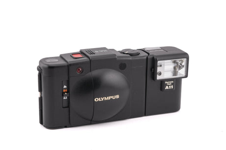 Olympus XA2 + A11 Elektronische Flitser