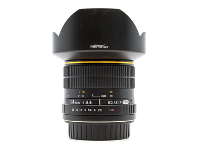 Walimex Pro 14mm f/2.8 ED AS IF UMC - Compatible Canon EF