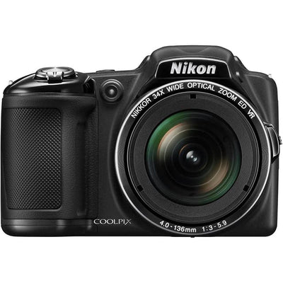 Bridge Coolpix L830 Appareil Photo - Noir + Nikon Nikkor Zoom Optique Large 34x ED VR 22,5–765 mm f/3–5,9