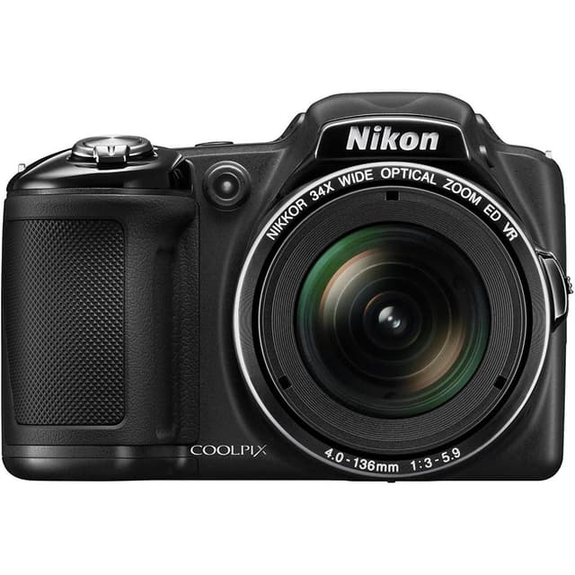 Bridge Coolpix L830 Camera - Black + Nikon Nikkor 34x Wide Optical Zoom ED VR 22.5–765 mm f/3–5.9 f/3–5.9 de segunda mano en 