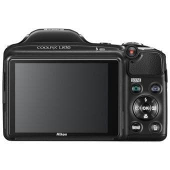 Bridge Coolpix L830 Appareil Photo - Noir + Nikon Nikkor Zoom Optique Large 34x ED VR 22,5–765 mm f/3–5,9