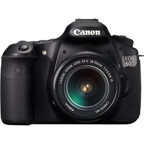 EOS 60D Spiegelreflex - Zwart + Canon Zoomlens EF-S IS II f/3.5-5.6