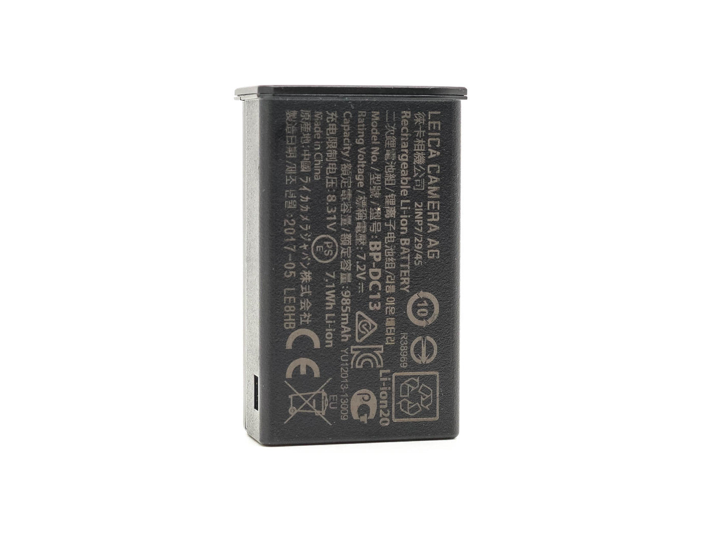 Batterie Lithium-Ion Leica T BP-DC13 · image principale