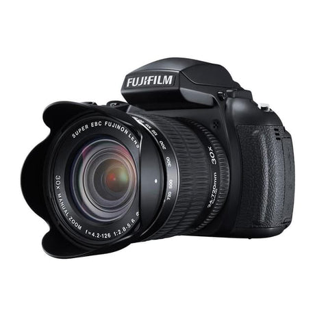 Appareil Photo Bridge FinePix HS30EXR - Noir + Objectif Fujifilm Super EBC Fujinon 30X Zoom 24–720mm f/2.8–5.6