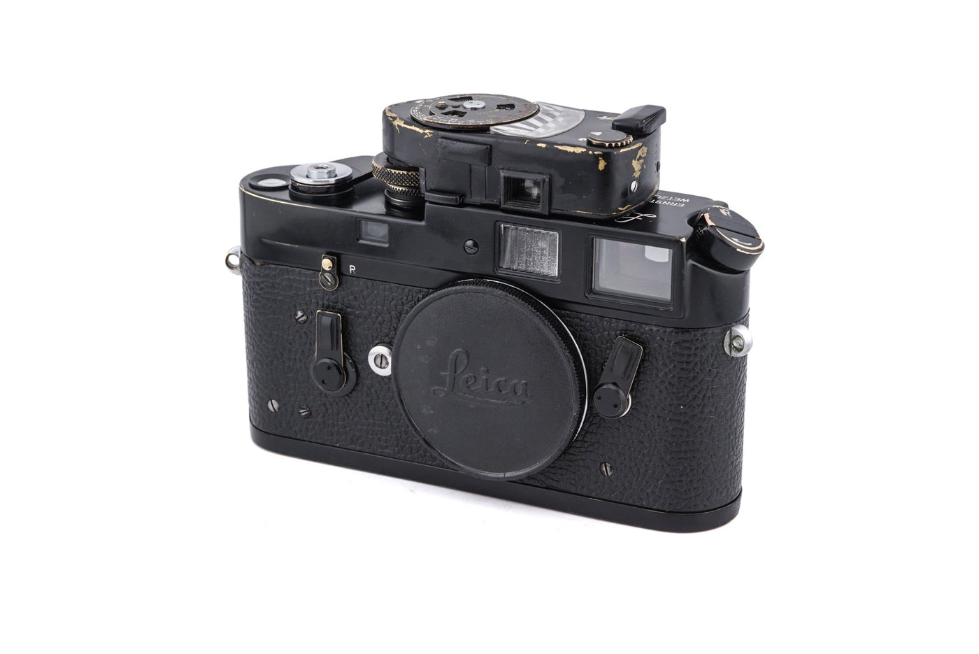 Leica M4 (Zwarte Lak) + Meter MR · hoofdafbeelding
