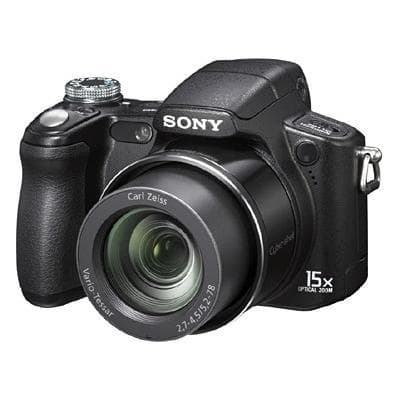 Cyber-shot DSC-H50 Appareil Photo Compact - Noir + Objectif Sony Vario-Tessar 31-465 mm f/2.7-4.5