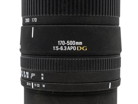 Sigma 170-500mm f/5-6.3 APO - Canon EF Fit