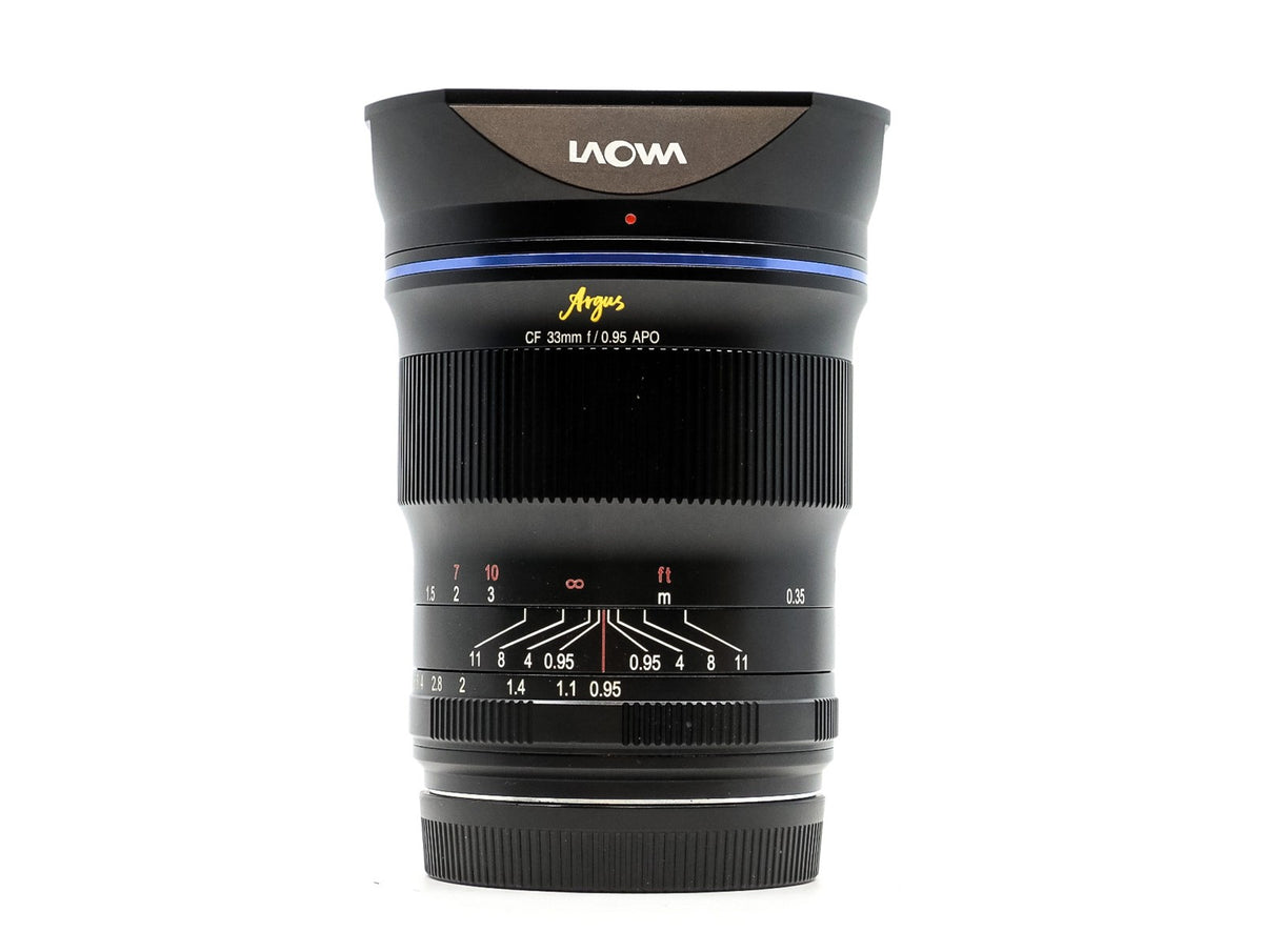 Venus Laowa Argus 33mm f/0.95 CF APO - Sony E Fit · hoofdafbeelding
