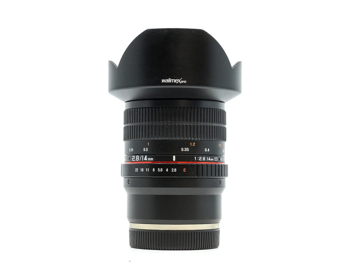 Walimex Pro 14mm ED AS IF UMC f/2.8 - Sony FE fit · hoofdafbeelding