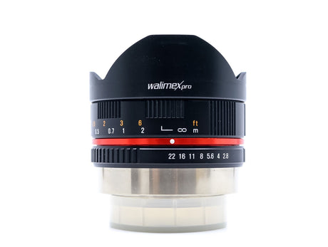 Walimex Pro 8mm f/2.8 UMC Fisheye - Fujifilm X Fit