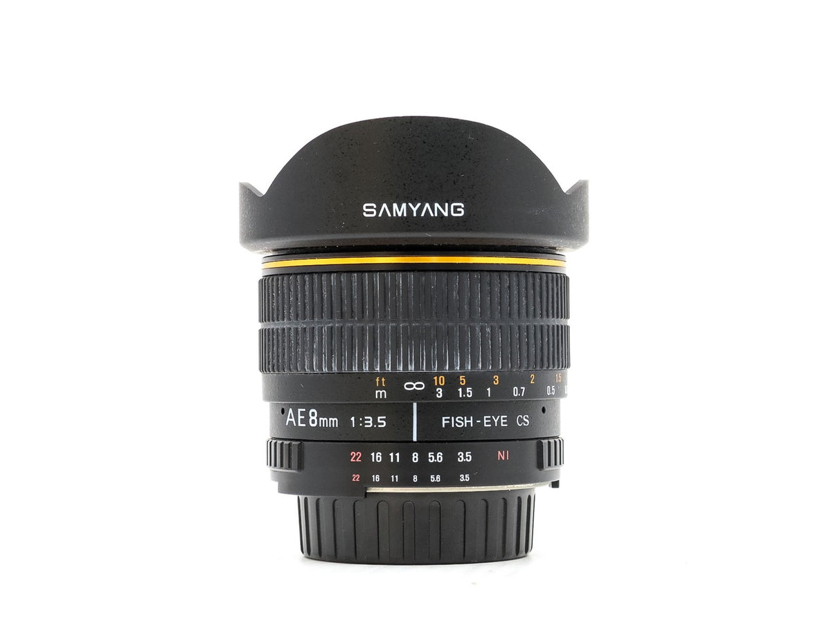 Samyang 8mm f/3.5 Fisheye AE CS - Nikon Fit · image principale