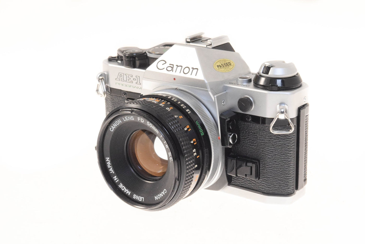 Canon AE-1 Program + 50mm f1.8 S.C. · hoofdafbeelding