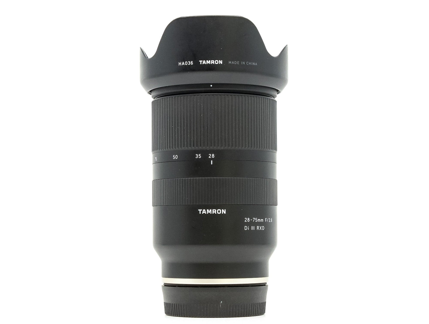 Tamron 28-75mm f/2.8 Di III RXD – Sony FE-vatting · hoofdafbeelding