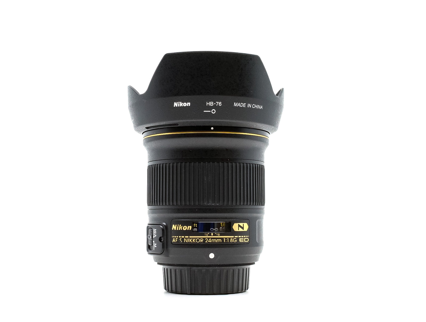 Nikon AF-S Nikkor 24mm f/1.8G ED Lens · hoofdafbeelding