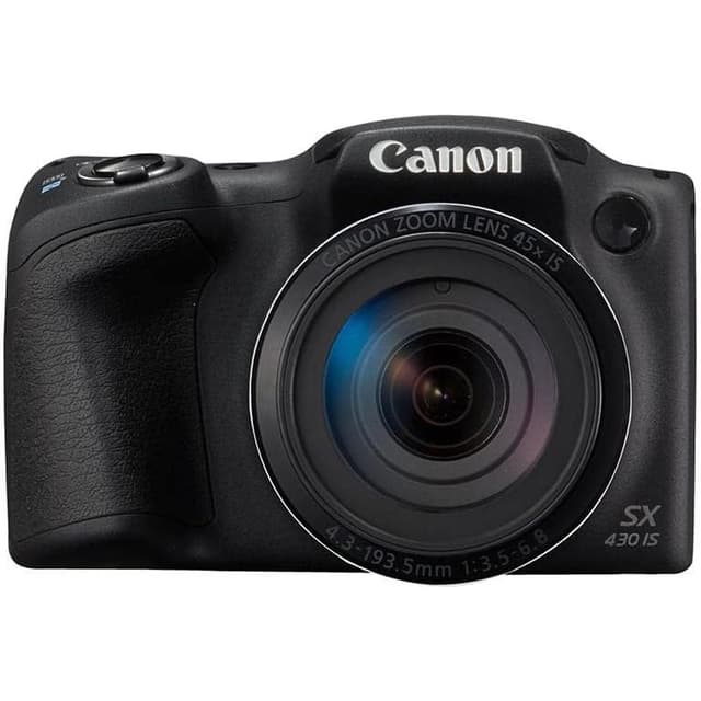 PowerShot SX430 IS Appareil Photo Compact - Noir + Objectif Zoom Canon 45x IS 4.3-193.5mm f/3.5-6.8 · image principale