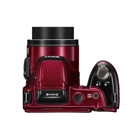 Appareil Photo Bridge CoolPix L810 - Rouge + Nikon Nikkor 26x Zoom Optique Grand Angle ED VR 4.0-104mm f/3.1-5.9