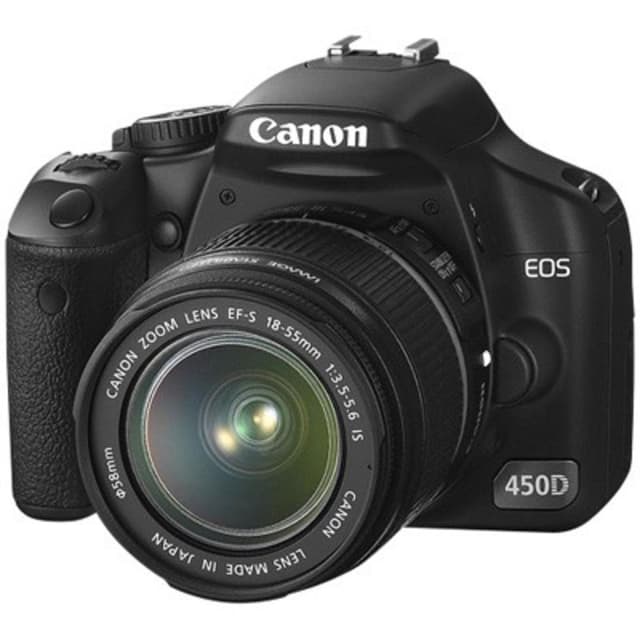 EOS 450D SLR - Black + Canon Canon EF-S 18-55mm f/3.5-5.6 IS II f/3.5-5.6 de segunda mano en Camera Market