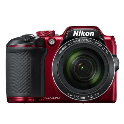 Appareil Photo Bridge Coolpix B500 - Rouge + Nikon Nikkor 40X Zoom Optique Grand Angle ED VR 22,5–900mm f/3–6,5