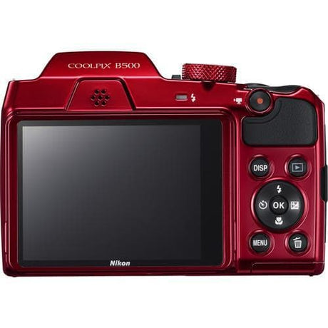 Appareil Photo Bridge Coolpix B500 - Rouge + Nikon Nikkor 40X Zoom Optique Grand Angle ED VR 22,5–900mm f/3–6,5