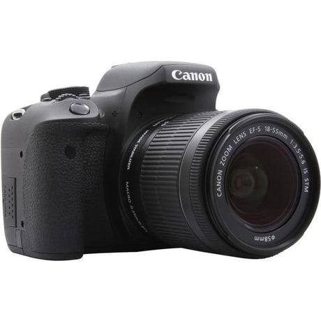 EOS 750D Spiegelreflex - Zwart + Canon Zoomlens EF-S 18-55mm f/3.5-5.6 IS STM