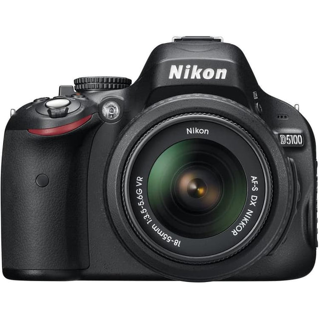 SLR D5100 - Black + Nikon AF-S DX Nikkor 18-55mm f/3.5-5.6G II ED DX f/3.5-5.6 de segunda mano en Camera Market