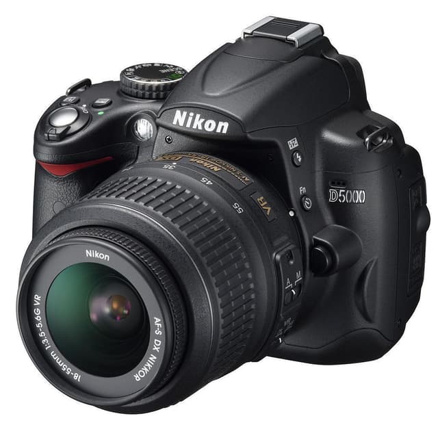 SLR D5000 - Black + Nikon AF-S DX Nikkor ED 18-55mm f/3.5-5.6G II f/3.5-5.6G II de segunda mano en Camera Market
