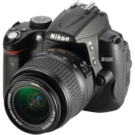 SLR D5000 - Zwart + Nikon AF-S DX Nikkor ED 18-55mm f/3.5-5.6G II