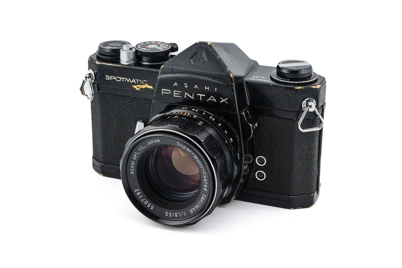 Pentax Spotmatic SP + 55mm f1.8 Super-Multi-Coated Takumar · image principale