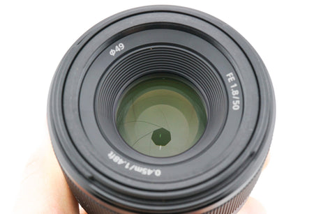 Sony 50mm f1.8 FE - (Sony E-mount) Zwart