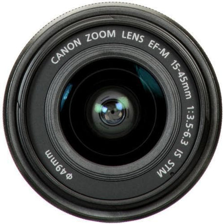EOS M50 - Noir + Canon Canon EOS M50 + Objectif Zoom Canon EF-M 15-45mm f/3.5-6.3 IS STM f/3.5-6.3