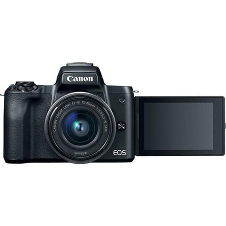 EOS M50 - Noir + Canon Canon EOS M50 + Objectif Zoom Canon EF-M 15-45mm f/3.5-6.3 IS STM f/3.5-6.3