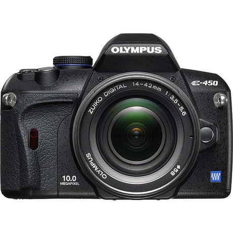 SLR E-450 - Noir + Objectif Olympus 14-42mm 1:3.5-5.6 ED f/3.5